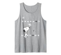 Peanuts Snoopy Xmas Christmas Stars Pattern Classic Festive Tank Top