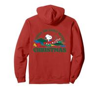 Peanuts Snoopy Xmas Night Before Christmas Beagle Retro Art Pullover Hoodie