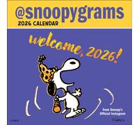 Peanuts®: @Snoopygrams 2026 Mini Wall Calendar