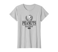 Peanuts - Sports Collegiate T-Shirt, Women, Silver Grey, Medium
