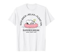 Peanuts Summer Break Sand Surf Sun T-Shirt