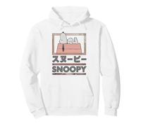Peanuts Tokyo Snoopy Dog House Japan Fun Kanji Lol 90s Retro Pullover Hoodie
