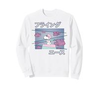Peanuts Tokyo Snoopy Flying Ace Cute Fun Vintage 90s Manga Sweatshirt