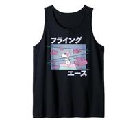 Peanuts Tokyo Snoopy Flying Ace Cute Fun Vintage Manga 90s Tank Top