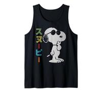 Peanuts Tokyo Snoopy Joe Cool Vintage Comic Japanese Gifts Tank Top