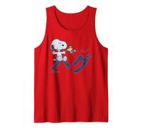 Peanuts Tokyo Snoopy Woodstock Japan Hugs Kanji Love XO BFF Tank Top