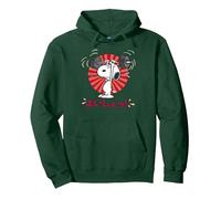 Peanuts Tokyo Snoopy Workout Japan Comic Retro 90s Gym Manga Pullover Hoodie, Adult Unisex, Dark Green, Small