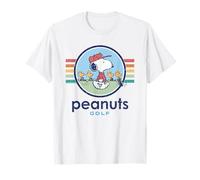Peanuts Vintage Summer Snoopy Woodstock Golf Swing Retro T-Shirt