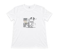 Peanuts Women's Snoopy Short Sleeve T-Shirt 100% Cotton Size S White