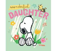 Peanuts Wonderful Daughter Card, Snoopy Happy Birthday Card, Cute Nostalgic Classic TV Cartoon Illustration