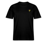 Peanuts Woodstock Embroidery Unisex Organic T-Shirt Black