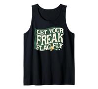 Peanuts Woodstock Groovy Freak Peace Love Music Fun Vintage Tank Top