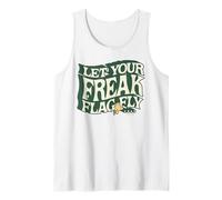 Peanuts Woodstock Groovy Freak Peace Love Music Vintage Fun Tank Top