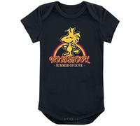 Peanuts Woodstock - Piece, Love and Music Body black 7-12 Month