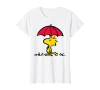 Peanuts - Woodstock Umbrella Oversized T-Shirt, Women, White, 3X-Large