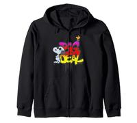 Peanuts Wyld Style Snoopy Woodstock Big Deal Retro Graffiti Zip Hoodie