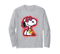 Peanuts Wyldstyle Snoopy Woodstock Graffiti Stencil Art Pop Long Sleeve T-Shirt