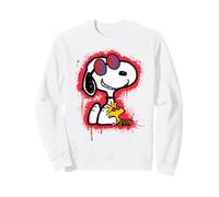 Peanuts Wyldstyle Snoopy Woodstock Graffiti Stencil Art Pop Sweatshirt