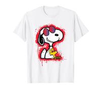 Peanuts Wyldstyle Snoopy Woodstock Graffiti Stencil Art Pop T-Shirt