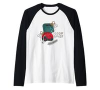 Peanuts Xmas Charlie Brown Good Grief Bauble Artwork Friends Raglan Baseball Tee