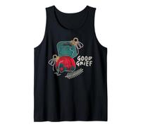 Peanuts Xmas Charlie Brown Good Grief Bauble Moody Sparkle Tank Top