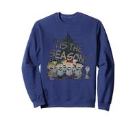 Peanuts Xmas Gang Snoopy Charlie Brown Tis The Season Retro Sweatshirt