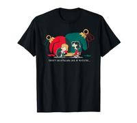 Peanuts Xmas Sally Schroeder Mistletoe Kiss Piano Christmas T-Shirt