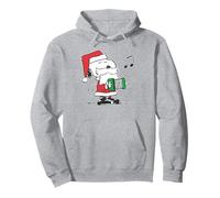 Peanuts Xmas Santa Snoopy Music Party 80s Retro Vibes Gifts Pullover Hoodie