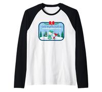 Peanuts Xmas Snoopy Charlie Brown Merry Christmas Friendship Raglan Baseball Tee