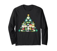 Peanuts Xmas Snoopy Charlie Lucy Sally Linus Christmas Tree Long Sleeve T-Shirt