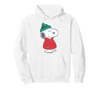 Peanuts Xmas Snoopy Merry Beagle Cold Winter Classic Walks Pullover Hoodie