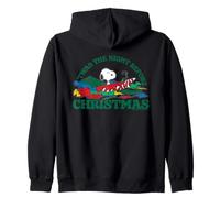 Peanuts Xmas Snoopy Night Before Christmas Beagle Gifts Zip Hoodie