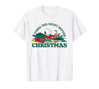 Peanuts Xmas Snoopy Night Before Christmas Beagle Happy T-Shirt