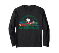 Peanuts Xmas Snoopy Night Before Christmas Happy Beagle Long Sleeve T-Shirt