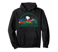 Peanuts Xmas Snoopy Night Before Christmas Happy Beagle Pullover Hoodie