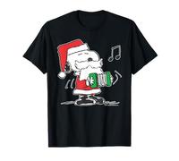 Peanuts Xmas Snoopy Santa Music Party Presents Treats 80s T-Shirt