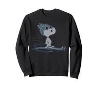 Peanuts Xmas Snoopy Skiing Sports Champion Retro 90s Vintage Sweatshirt
