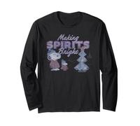 Peanuts Xmas Snoopy Woodstock Making Spirits Bright Vintage Long Sleeve T-Shirt