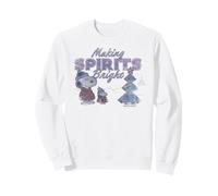 Peanuts Xmas Snoopy Woodstock Making Spirits Vintage Bright Sweatshirt