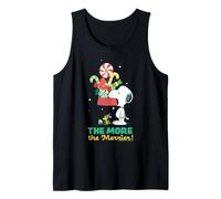 Peanuts Xmas Snoopy Woodstock Peppermint Holiday Epic Retro Tank Top