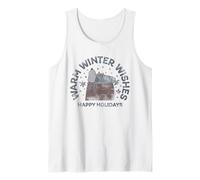 Peanuts Xmas Snoopy Woodstock Wishes Winter Vintage Holiday Tank Top