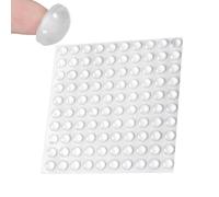 PEAPIN 100Pcs Clear Rubber Feet, 10 * 2 Rubber Pads Sticky Soft Close Bumper Pads