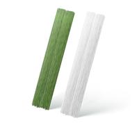 PEAPIN 200PCS Florist Wire 12.6in/32cm 0.45mm Floral Wire Floristry Wires