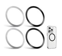 PEAPIN 4Pcs Magnetic Ring, Phone Magnet Sticker, Universal Strong Magnet