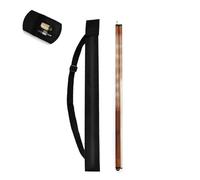 PEAPIN Pool Cue Case Bag for 1/2 Snooker & Billiard Cues Portable Adjustable Strap Snooker Billiard Cue Case Waterproof Oxford Cloth Anti-Dust Scratch Lightweight Protective Carry Case