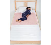 PeapodMats Bedwetting & Incontinence Waterproof Bed Mat - Reusable Underpad. Secure Placement & Breathable. Washable. Enviro Friendly 3x3 (Peach/Pink) Mattress Protector & Pee Pad for Kids & Adults