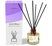 Pear and Freesia Reed Diffuser | Premium Quality 100ml Diffuser Bottle with 10 Fibre Sticks | Natural Ingrediemts | Handmade | Vegan and Pet Friendly | Long-Lasting Scent | Made in the UK