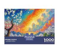 Pear Blossom 1000 Pieces Jigsaw Adults Game Challenging Creative Gifts Adults for Kids Home Decoration Puzzles 38x26cm/1000pcs