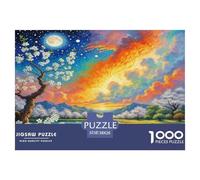 Pear Blossom 1000 Pieces Jigsaws for Adults Art Colorful DIY Craft Birthday Gifts for Women And Man Challenge High Difficulty 38x26cm/1000pcs