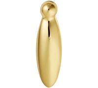 Pear-Drop Shaped Lock Profile Escutcheon - 60 x 18mm - Polished Brass Lock Cover | Door Keyhole Cylinder Plate Cover - for Use with Lever on Rose Door Handles - Door Fixing Hardware